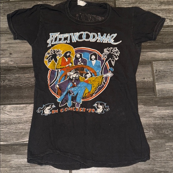 70s single stitch Fleetwood Mac Concert Shirt vintage 1978 women’s Stevie nicks - Picture 1 of 13